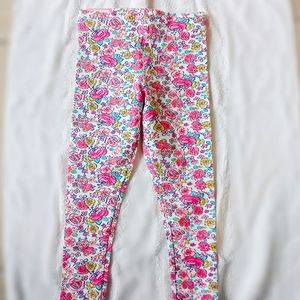 Little Girl Floral Leggings